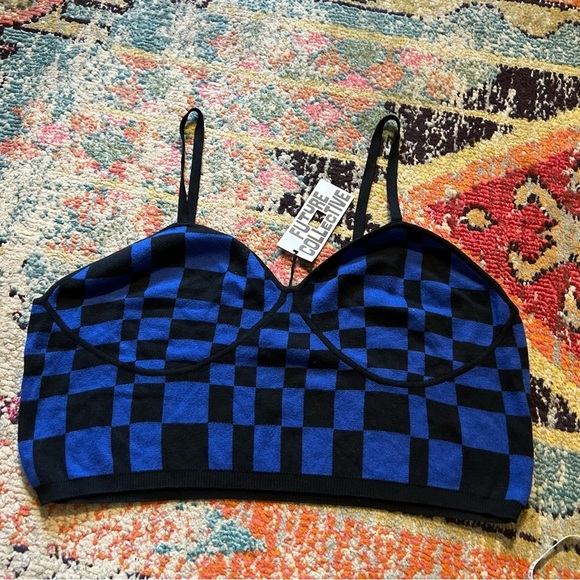 Future CollectiveXTarget Kahlana Barfield V-Neck Bralette Tank Top Sweater 2X - Picture 2 of 6